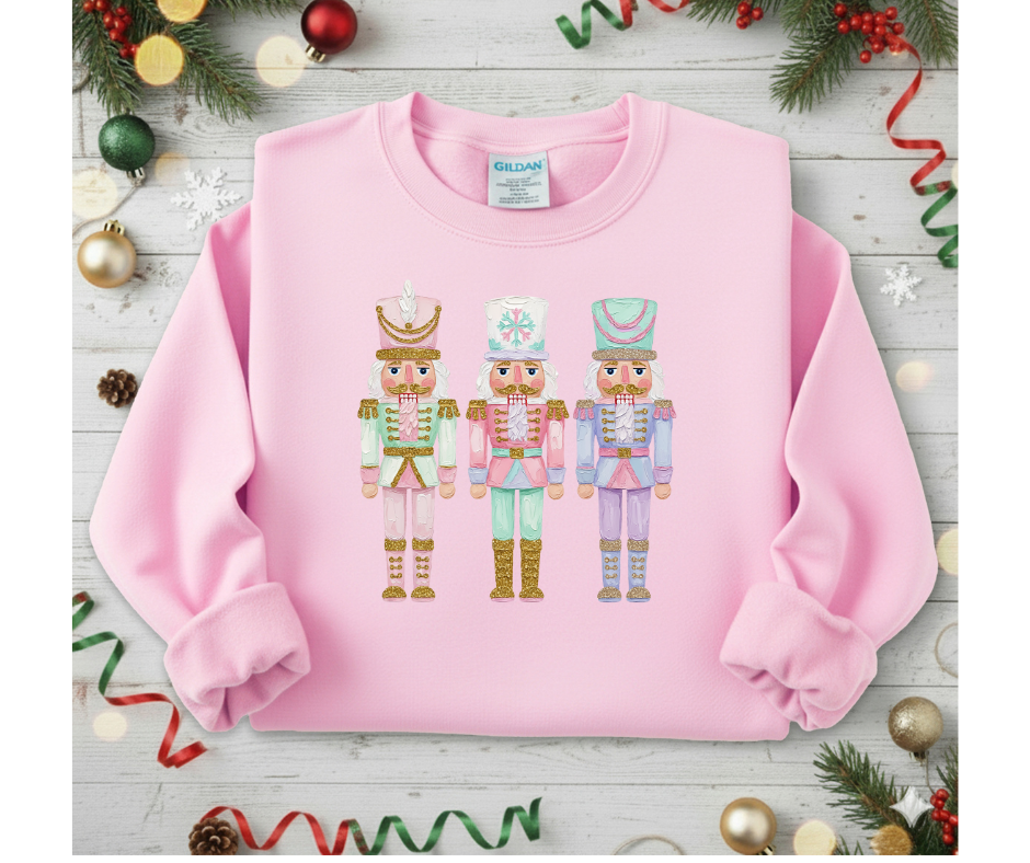 Light Pink Nutcracker Crewneck